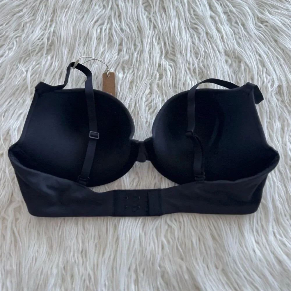 Skims Fits Everybody Push-Up Bra Onyx Size 32D - Picture 5 of 7